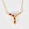 Collier Collier en or jaune, rubis et diamants 58 Facettes LP1206/17