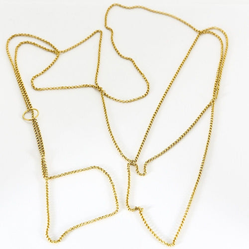 Collier Collier en Or jaune 18k 58 Facettes THI0352