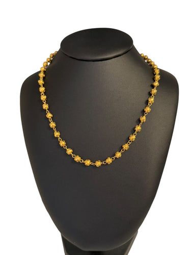 Collier Collier traditionnel portugais or jaune 19 carats 58 Facettes