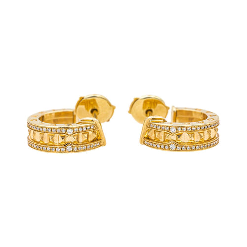 Boucles d'oreilles Bulgari Boucles d'oreilles Créoles B.Zéro1 Or jaune Diamant 58 Facettes 4173764RV