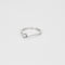Bague Solitaire or blanc Diamant 58 Facettes LP1068/12