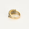 Bague 56 Bague or jaune et gris, saphir et diamants 58 Facettes CHOL0944