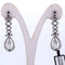 Boucles d'oreilles ORECCHINI en or blanc avec diamants et safran 58 Facettes