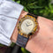 Montre Chopard Ellipse Rarity 5045 1 Jewelry Watch Tiger Eye Stone 18k Yellow 58 Facettes