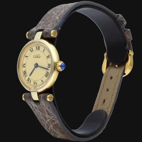 Montre Cartier Montre Must De Cartier Vermeil 58 Facettes MT41231