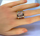 Bague 57 Bague or jaune tourmalines roses et diamants 58 Facettes AB403