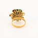 Bague 59 Bague Cocktail or jaune citrine spinelle oeil de tigre saphir 58 Facettes LP947