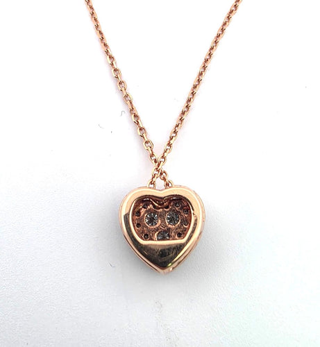 Collier Collier pendentif en or jaune avec diamants 58 Facettes