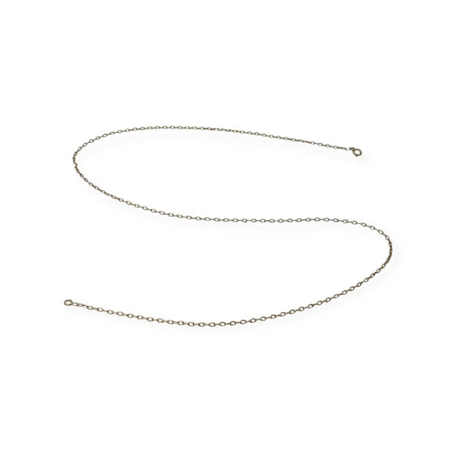 Collar Cadena eslabón forçat 54 cm en oro amarillo 750 58 Facettes 330088347