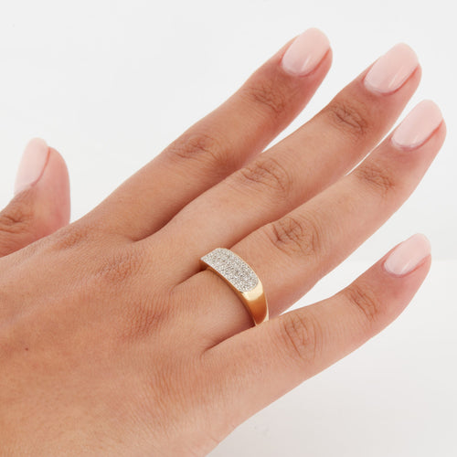 Bague 56 Bague Or 18 Carats et Diamant 58 Facettes RÉF 9102/17