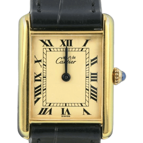 Montre Cartier Montre Tank Vermeil 58 Facettes MT44886