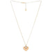 Collier BULGARI - Collier Cuore or rose diamants 58 Facettes