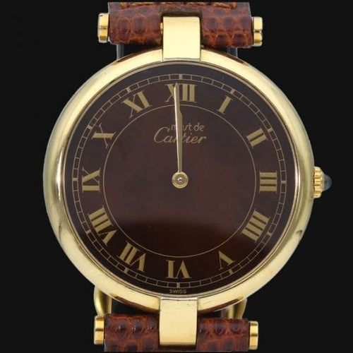 Montre Cartier Montre Must De Cartier Vermeil 58 Facettes MT41151