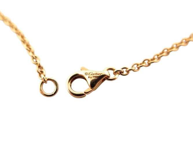 bracciale CARTIER love su catena b6027100 t17.5 in oro giallo 18k 4.1gr 