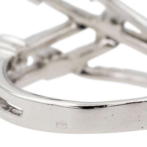 Bague 55 Bague Or blanc Diamant, Saphir 58 Facettes 3230381CN