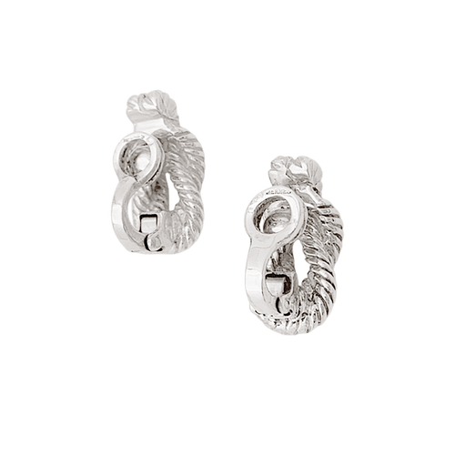 Boucles d'oreilles Boucles d'oreilles HERMÈS, "Audierne" en argent. 58 Facettes 34582