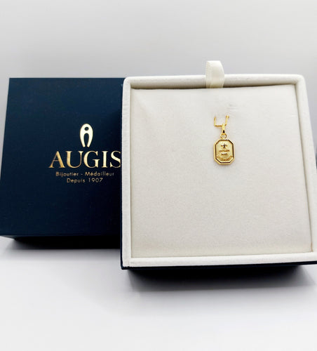 Pendentif AUGIS - Pendentif médaille d'amour or "+ qu'hier - que demain"- L’Exclusive 58 Facettes J10791X000