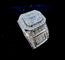 Bague 55 Bague or blanc sertie de 2,20 carats de diamants 58 Facettes