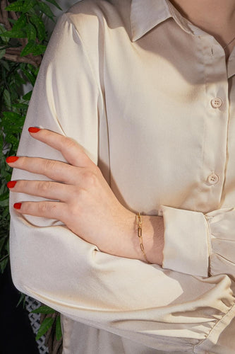 Bracelet Dinh Van  Bracelet Maillon petit modèle Or jaune Diamant 58 Facettes 4553820CN