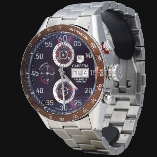 Orologio cronografo Tag Heuer Carrera calibro 16 giorni con data