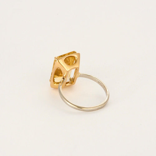 Bague 55 Bague Citrine 58 Facettes LP1173