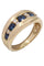 Bague 51 Bague moderne saphirs et diamants 58 Facettes 086051