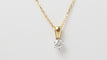 Collier 44cm Collier solitaire en or jaune et diamant 58 Facettes 31767