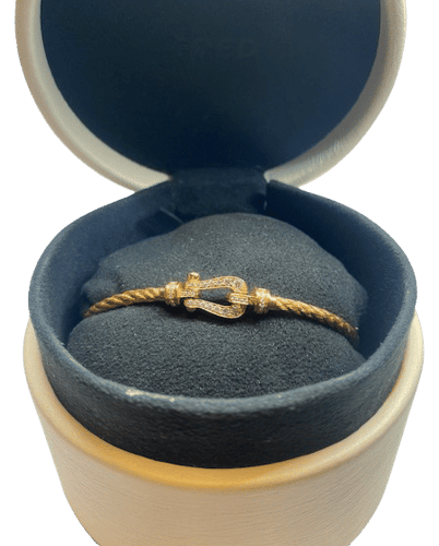 Bracelet FRED - Bracelet FORCE 10 or rose diamants 58 Facettes