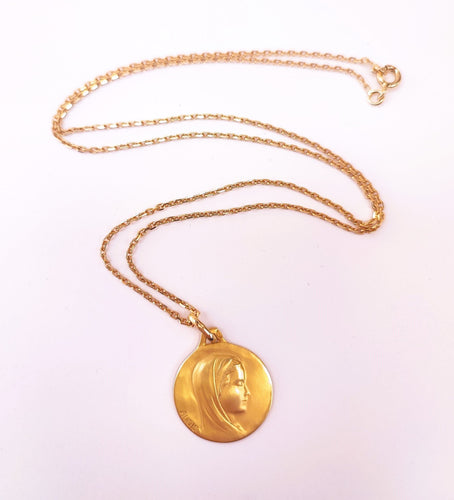 Pendentif AUGIS - Médaille Vierge 58 Facettes Med.Vierg-873