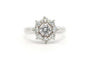Bague 51 Bague contemporaine en or blanc sertie de diamants (+-0.88ct) 58 Facettes 21715