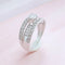 Bague Bague Diamants 0,82 carat - Or blanc 18 K 58 Facettes AA 1662