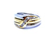 Bague 47 Bague Or jaune, Or blanc Diamant 58 Facettes 948341CD