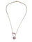 Collier Collier pendentif Art Déco diamant, rubis calibrés 58 Facettes A10447