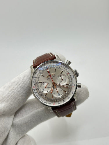 Montre Breitling Navitimer 1 B01 Chronograph AB0139211G1P1 58 Facettes