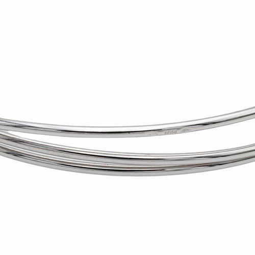 Bracelet Bracelet Jonc Or blanc Diamant 58 Facettes 2584570CN