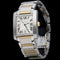 Montre Cartier Montre Tank Francaise Moyen Or Acier 58 Facettes MT43900