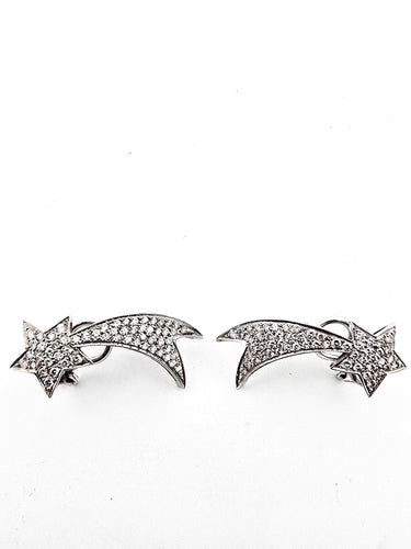 Minđuše Minđuše od belog zlata u obliku comète 58 Facettes