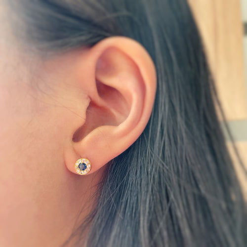 Boucles d'oreilles Boucles d'oreilles - Or, Saphirs & Diamants 58 Facettes 240262R