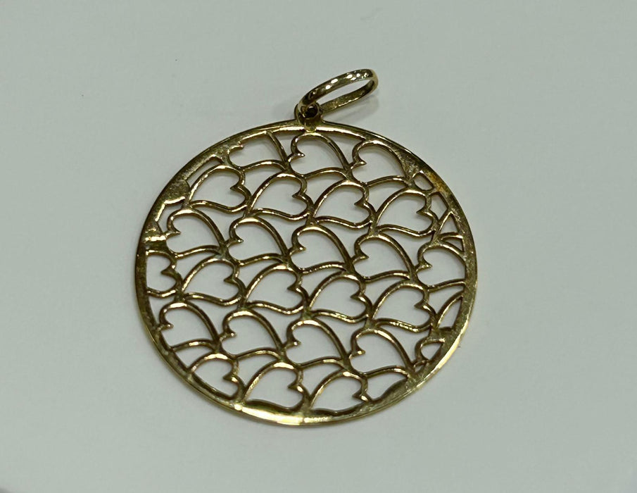 Pendentif Pendentif or jaune 58 Facettes LP248