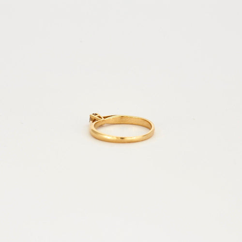 Ring Solitær 0,10 ct diamant