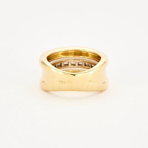 Bague 50 POIRAY – Bague 3 corps Diamants 58 Facettes