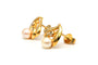 Boucles d'oreilles Boucles d'oreilles or jaune perles diamants 58 Facettes 22891
