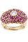 Bague 53 BAGUE DÔME RUBIS ET DIAMANT 58 Facettes 084191
