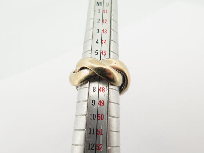 Bague 47 bague POIRAY tresse gm 451110 t47 en or blanc 18k & 51 diamants 1ct 58 Facettes 268752