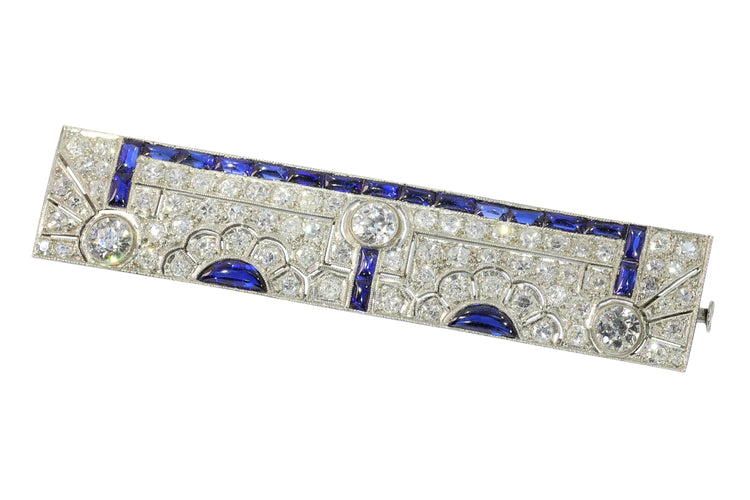 Montre Glamour des années 1920 : épingle à barre de diamant Art déco 58 Facettes 14119-0007