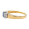 Bague 55 Bague Or jaune, Or blanc Saphir, Diamant 58 Facettes 2732084CN