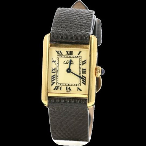 Montre Cartier Montre Tank Vermeil 58 Facettes MT43487