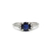 Bague 54 Bague or, diamants, saphir 58 Facettes 240357R