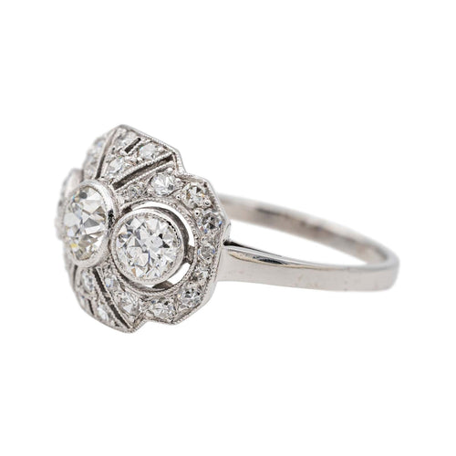 Bague 50 Bague Or blanc, Platine Diamant 58 Facettes 3358944CN