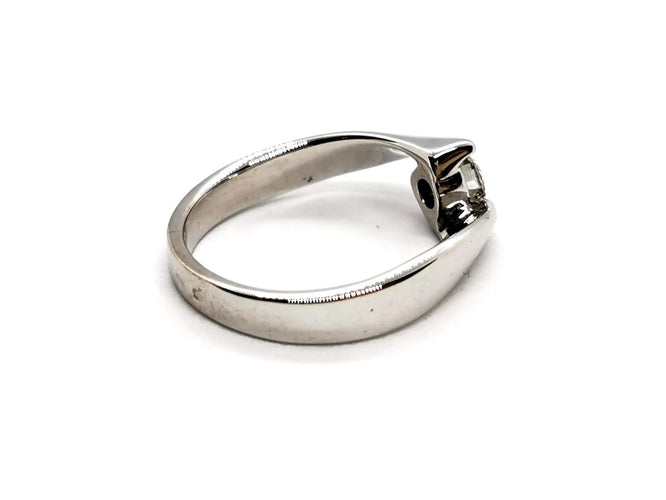 Bague 48 Bague Solitaire Or blanc Diamant 58 Facettes 4014236CN